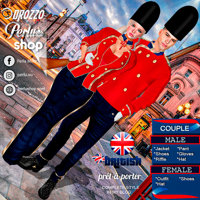 BRITISH COUPLE BUNDLE - PERLU | DROZZO SHOP