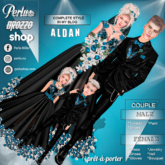 ALDAN - ALDANA COUPLE BUNDLE - PERLU | DROZZO SHOP