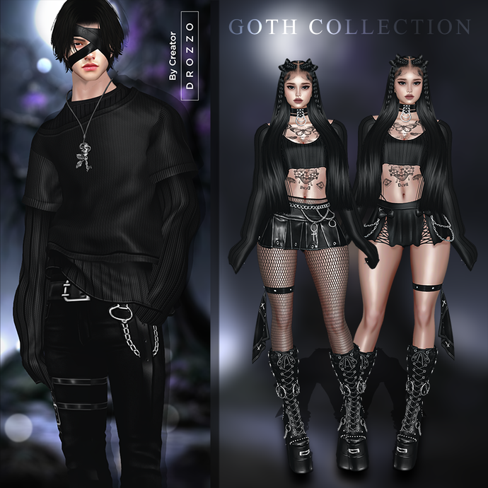 GOTH COUPLE BUNDLE - PERLU | DROZZO SHOP