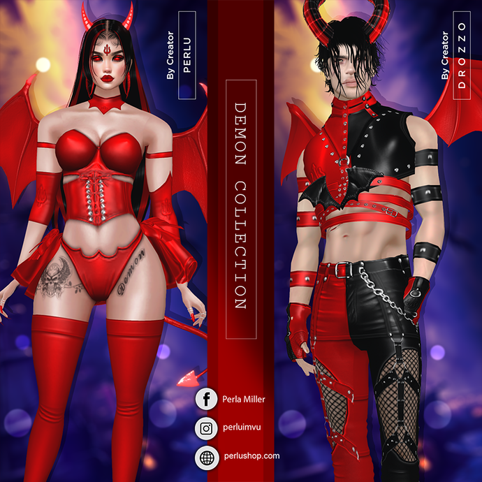 DEMON COUPLE BUNDLE - PERLU | DROZZO SHOP