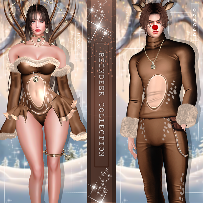 REINDEER COUPLE BUNDLE - PERLU | DROZZO SHOP