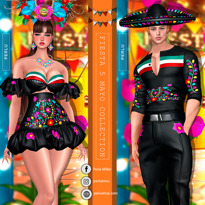FIESTA 5 DE MAYO COUPLE BUNDLE - PERLU | DROZZO SHOP