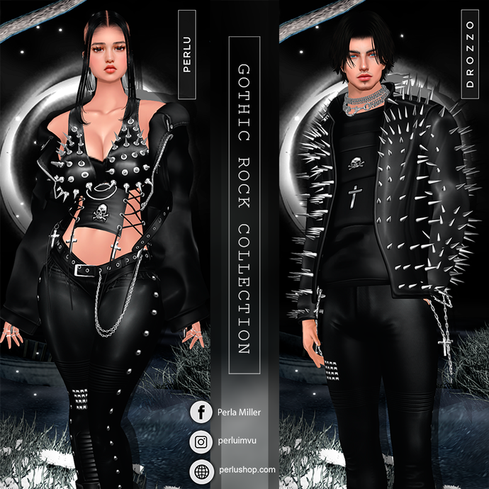 GOTHIC ROCK COUPLE BUNDLE - PERLU | DROZZO SHOP
