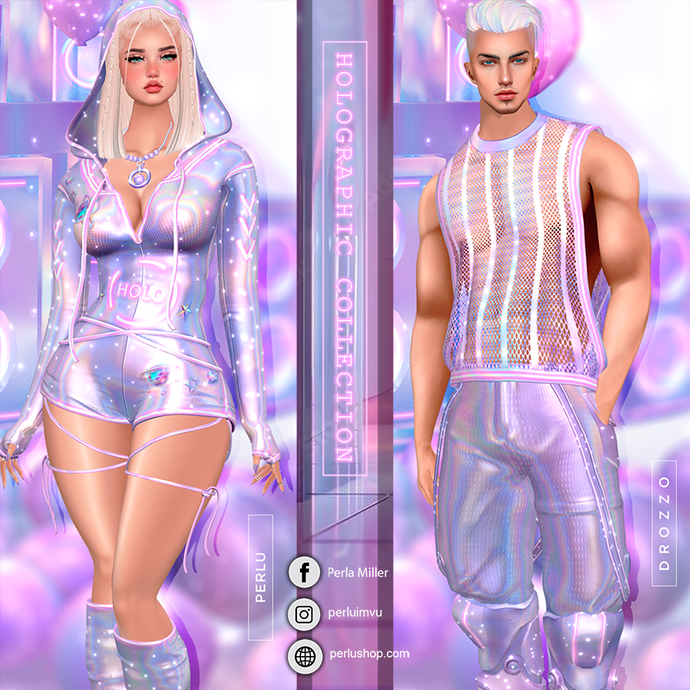 HOLOGRAPHIC COUPLE BUNDLE - PERLU | DROZZO SHOP