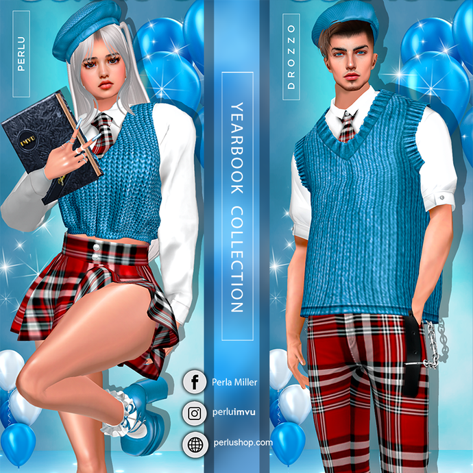YEARBOOK COUPLE BUNDLE - PERLU | DROZZO SHOP
