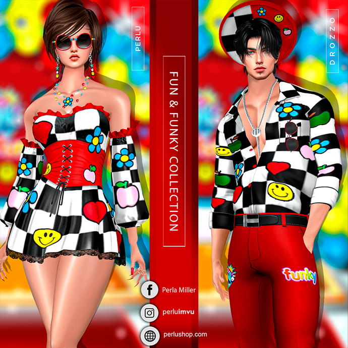 FUN & FUNKY COUPLE BUNDLE - PERLU | DROZZO SHOP