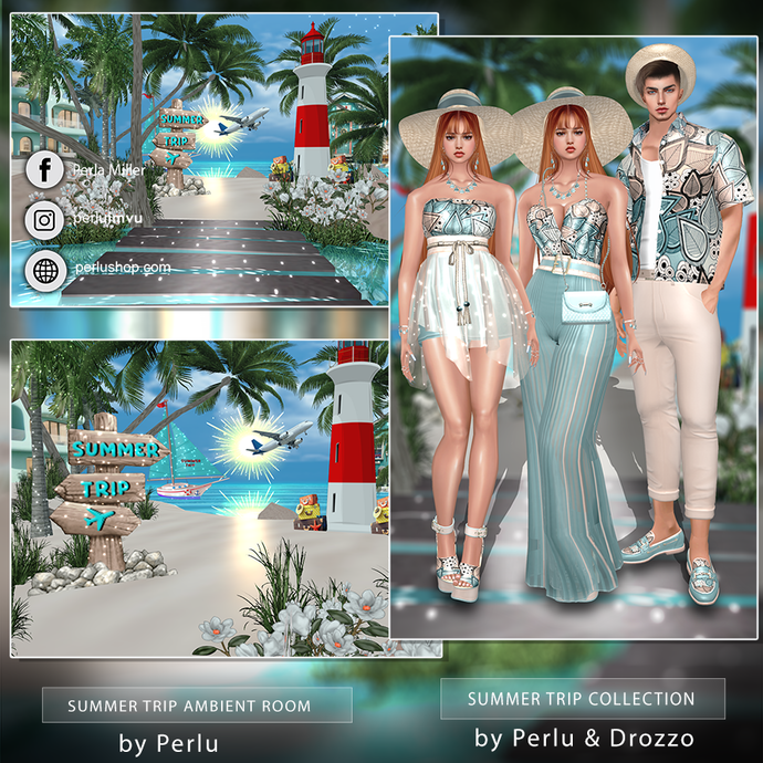 SUMMER TRIP COUPLE BUNDLE - PERLU | DROZZO SHOP