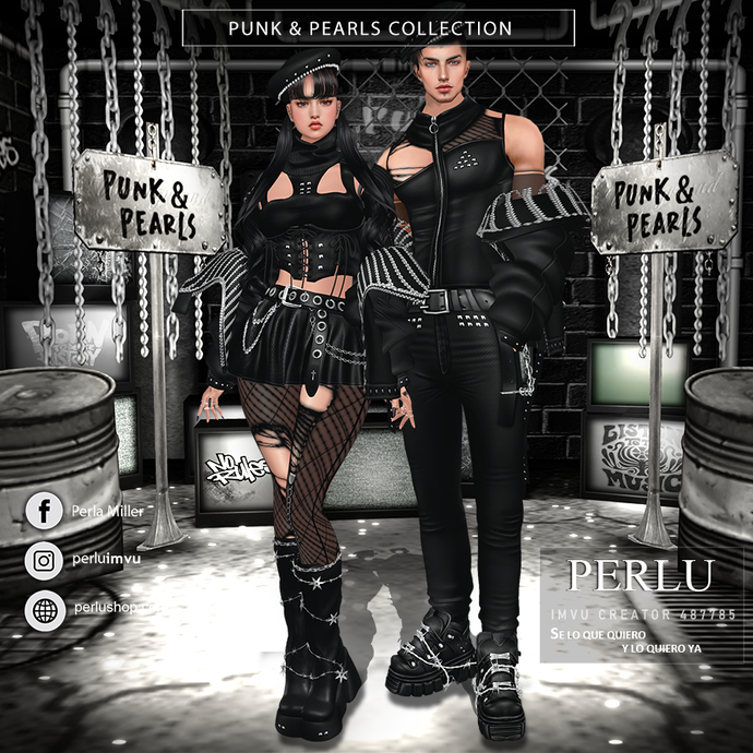 PUNK & PEARLS COUPLE BUNDLE - PERLU | DROZZO SHOP