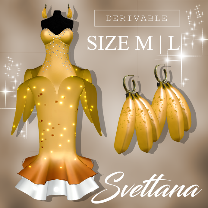 DERIVABLE BANANA COLLECTION - SVETTANA SHOP