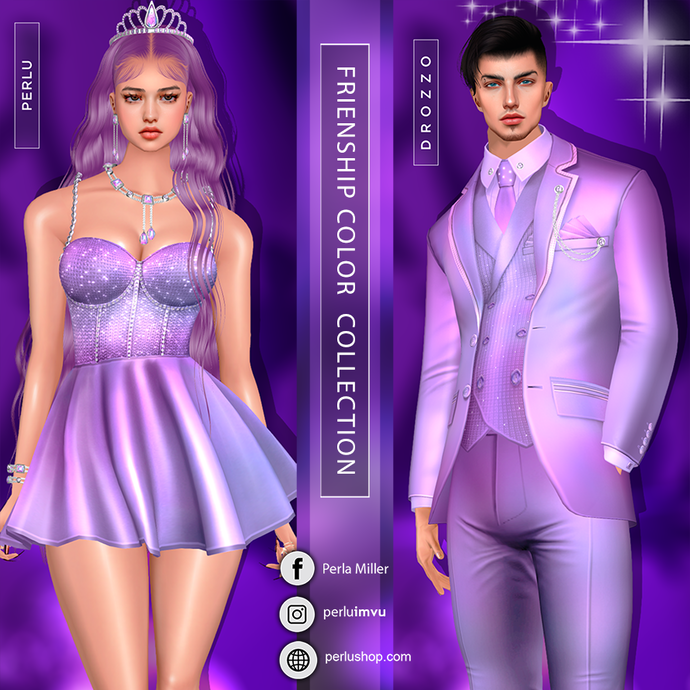 FRIENDSHIP COLOR COUPLE BUNDLE |1 - PERLU | DROZZO SHOP