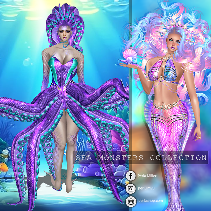 SEA MONSTERS BUNDLE - PERLU SHOP