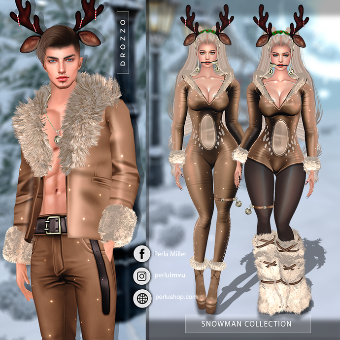 REINDEER COUPLE BUNDLE - PERLU | DROZZO SHOP